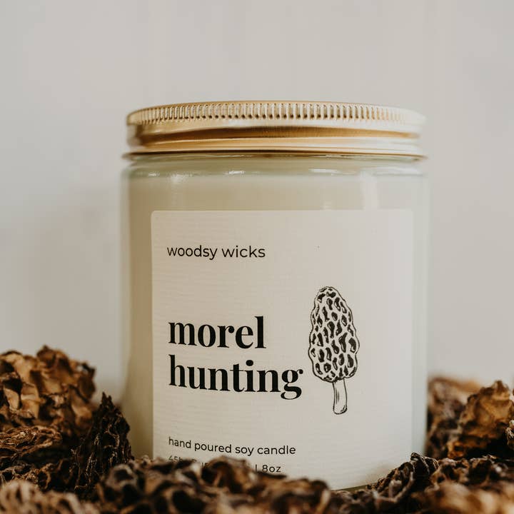 Woodsy Wicks – Engroshandel Glaslys – Morel Jagtlys - Champignon - Petrichor