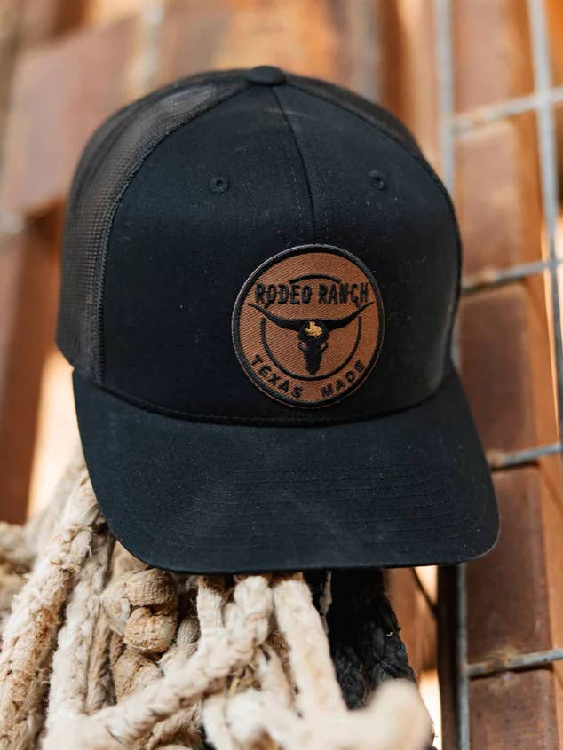 Rodeo Ranch Texas Made Hat - Solid Black for wholesale by Rodeo Ranch