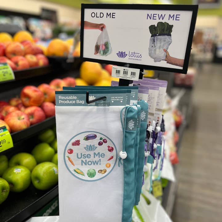 Borsa Lotus Produce - Set originale di 1 per la vendita all'ingrosso da parte di Lotus Sustainables