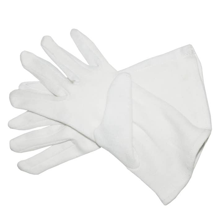 white cotton gloves (pair) size S (6-7) for wholesale by Fantasia R. Espig KG