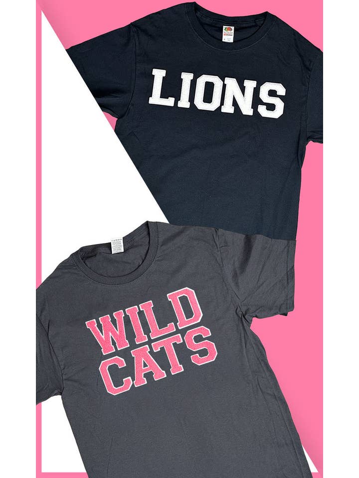 Sugar Stitch - Wholesale T-Shirt - Women's - Soft Chenille Custom Mascot T-Shirt4