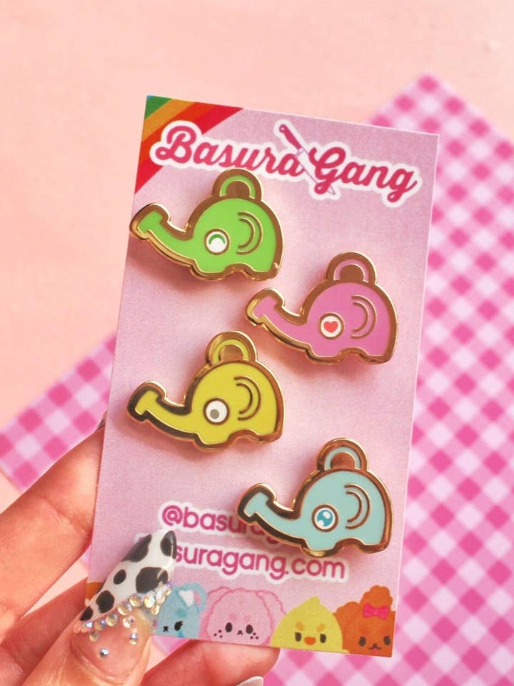 Watering Can Mini Pins for wholesale by Basura Gang