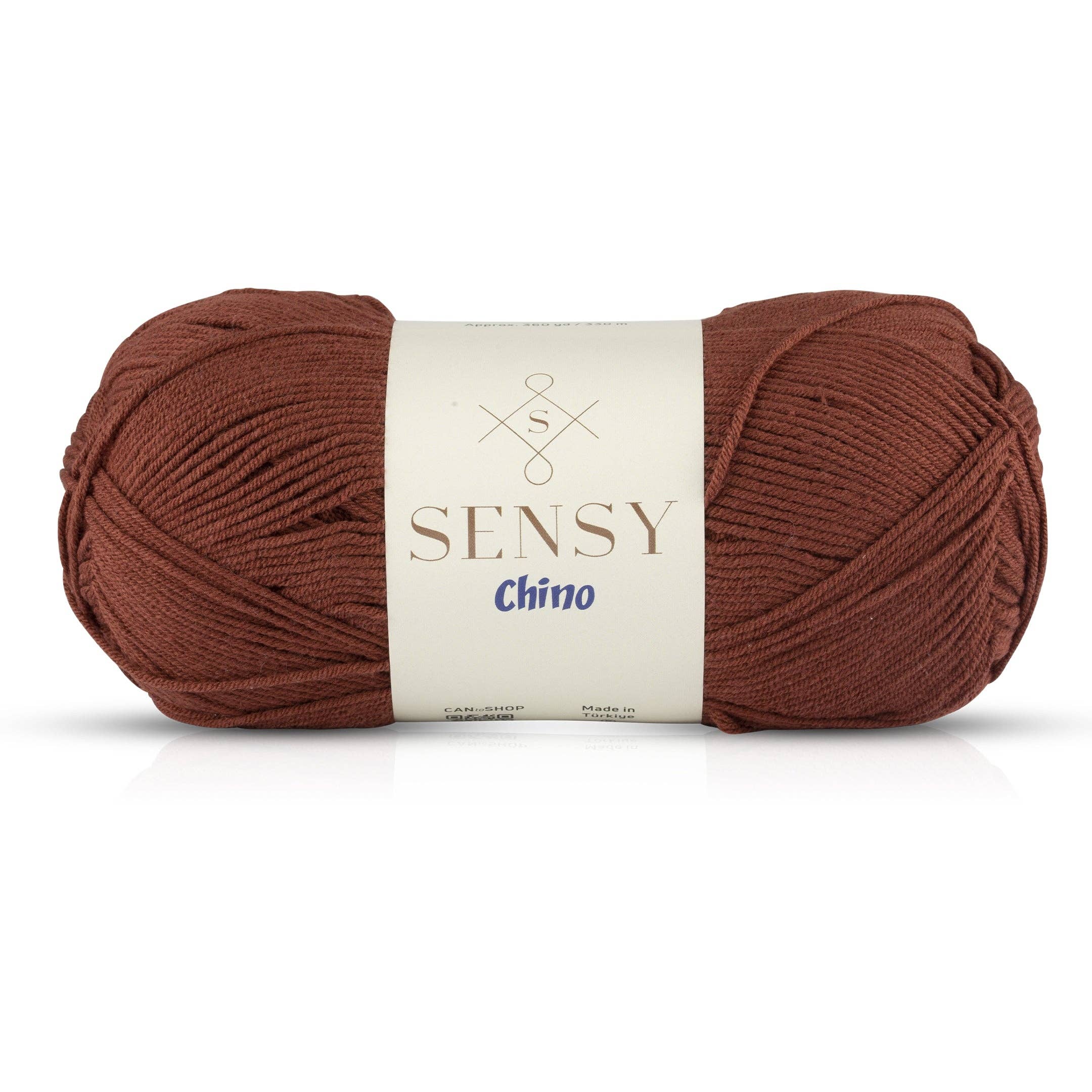 Sensy - Wholesale Yarn - Sensy Chino Soft Cotton Yarn, 3.5 oz, 360 Yards, Gauge 2 Fin4