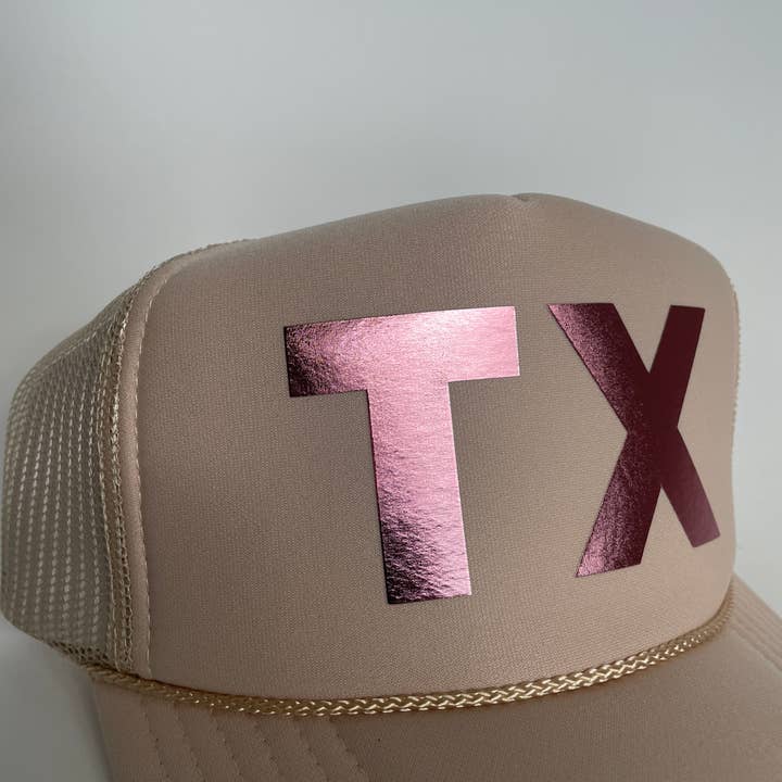 The Day Away Collective - Wholesale Trucker Hat - Women's - CUSTOM State Trucker Hat | Metallic5