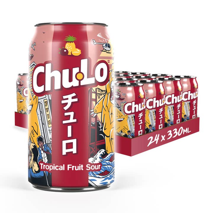 Chu Lo Drinks - Wholesale Soda/Carbonated Drink - Chu Lo Tropical Fruit Sour1