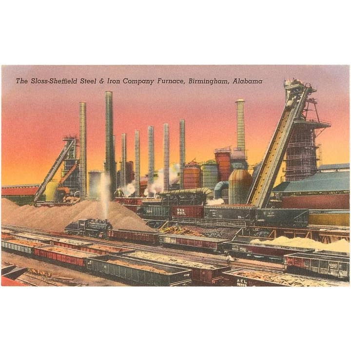 Found Image Press - Wholesale Stationery/Notecard Set - Greeting Card AL-59 Ironworks, Birmingham