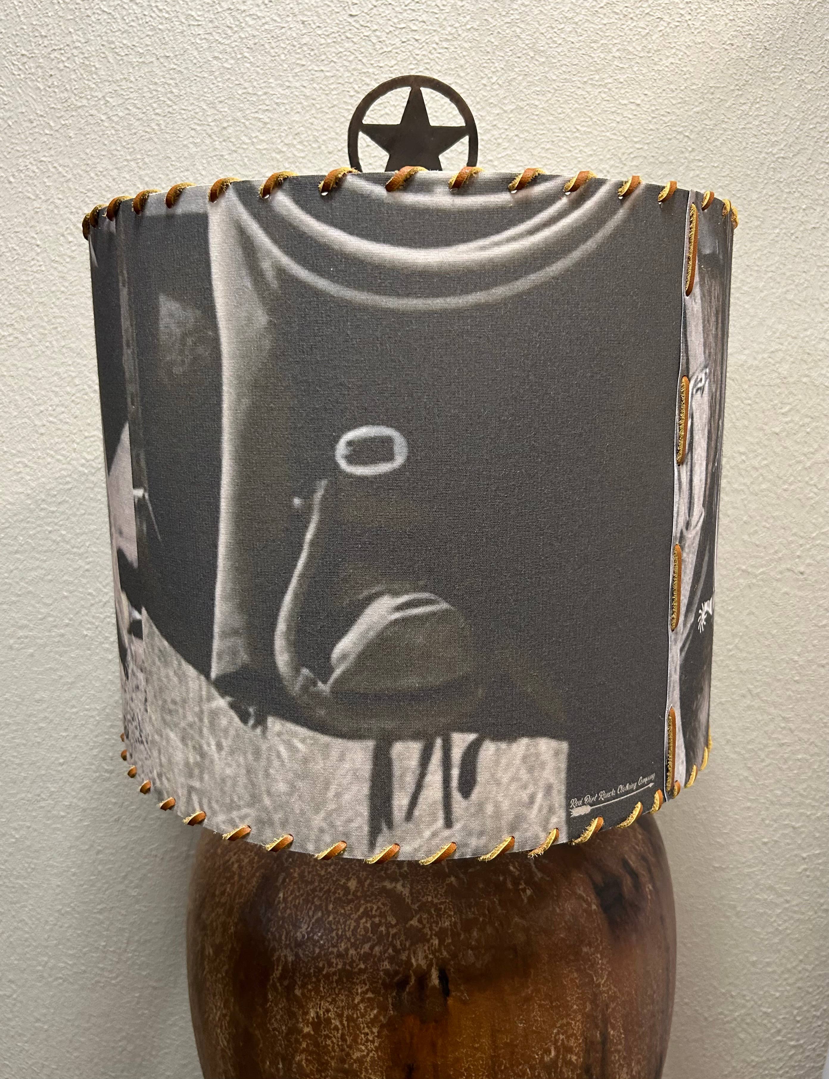 Red Dirt Ranch Clothing Company - Wholesale Lamp Shade - Lampshade Ranch Boots and Spurs 14-inch 2