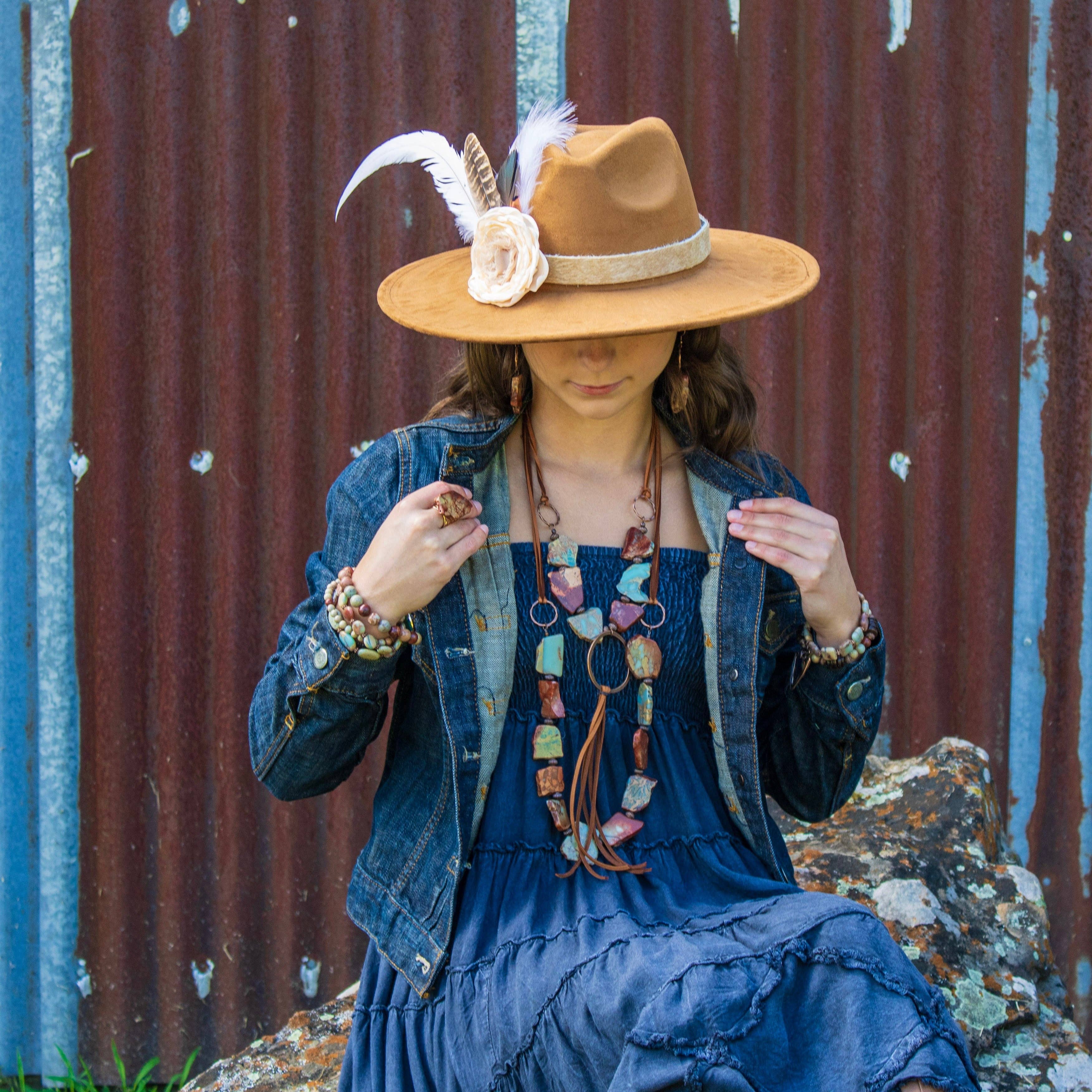 The Jewelry Junkie - Vendita all'ingrosso Orecchini pendenti - Aqua Terra Chunky Orecchini 215r3