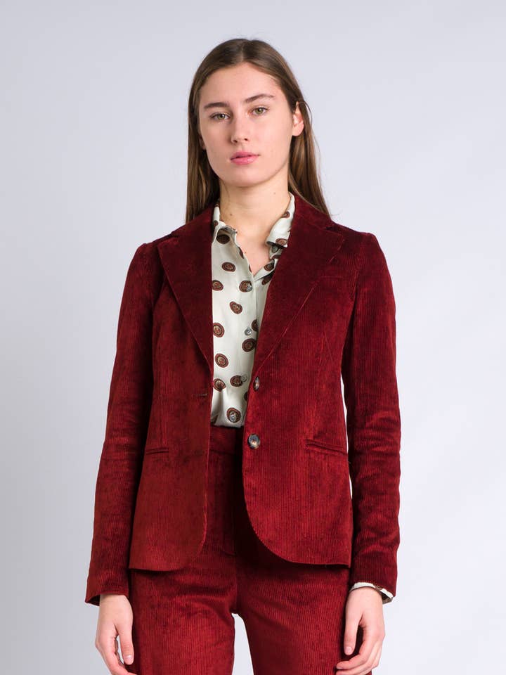 Blazer Corderoy AB1019 por atacado de Goodmatch