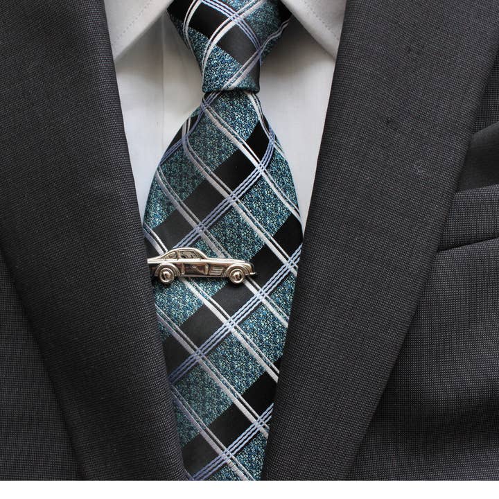 Tie Mood – wholesale Tie clip – Men’s – Car Silver Tie Clip4