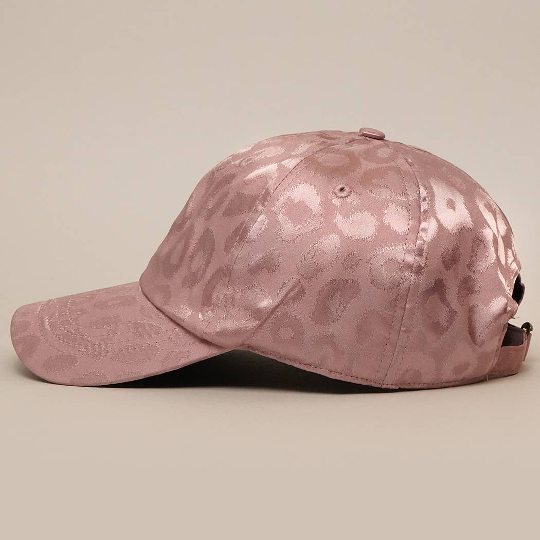 Fashion City – wholesale Baseball cap – Women's – Tonal Leopard Printed Snapback Baseball Cap4
