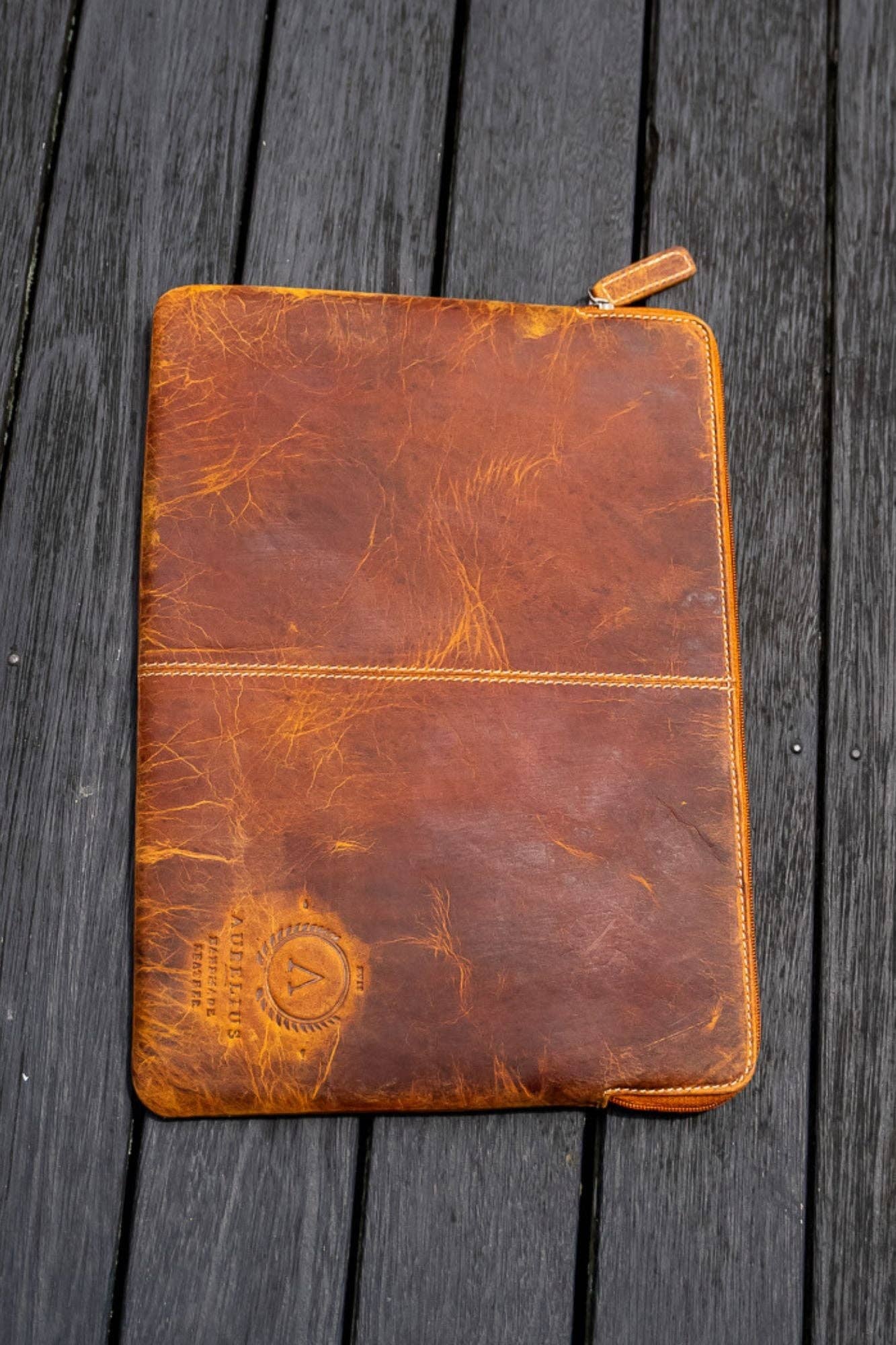 BHD HOME - Venta al por mayor Fundas para portátiles/tablets - Unisex - Funda para portátil de cuero Hunter Tan5