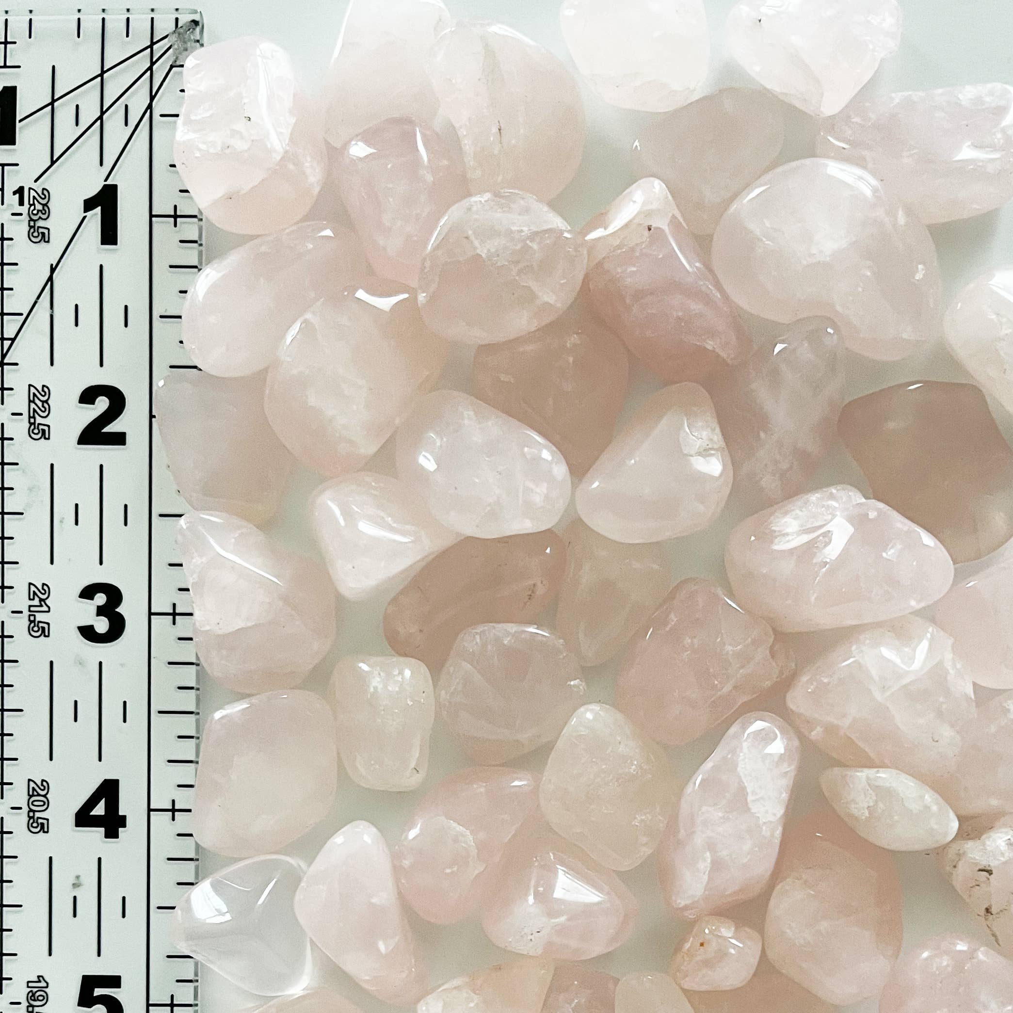 The Bohemian Box Shop - Wholesale Spiritual Stone/Crystal - Pocket Rose Quartz Tumbled Crystal with Information Card1