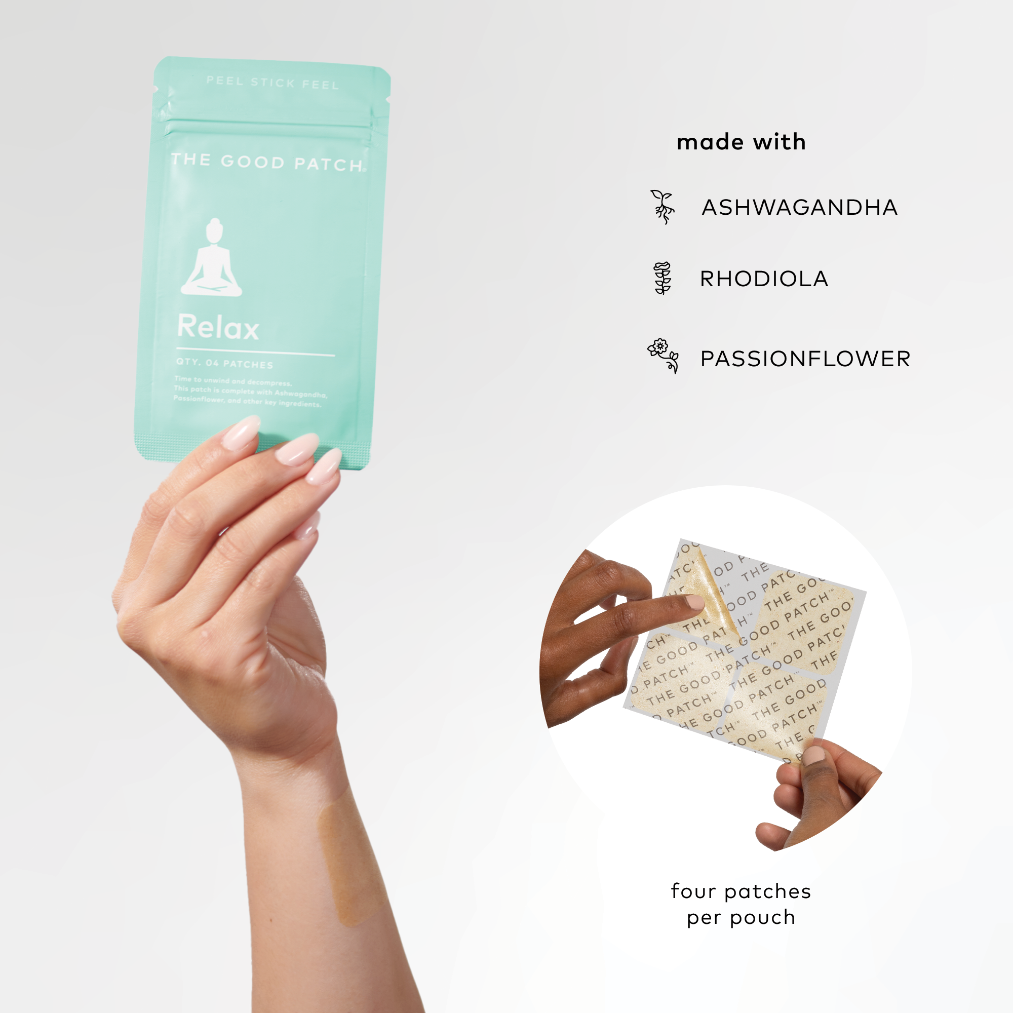 The Good Patch - Wholesale Oral Supplement/Vitamin - Relax Wearable Wellness Patch1