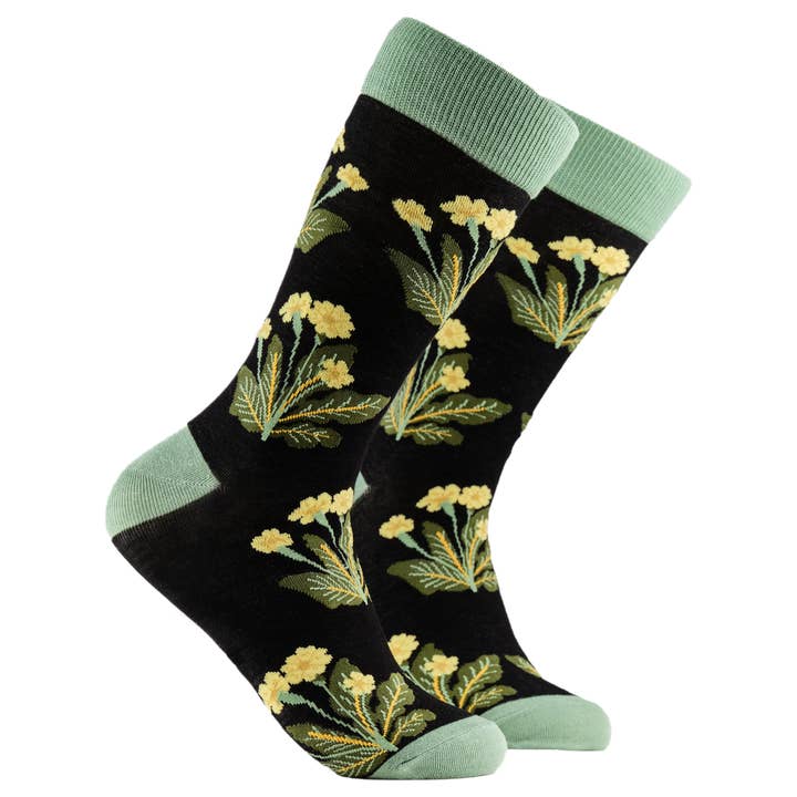 Primroses Floral Bamboo Socks for wholesale by Socktopus