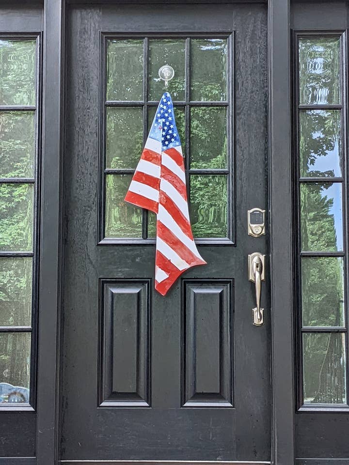 USA | Flag | Drop Flag | Door Art for wholesale by kimberlyrobertsstudio