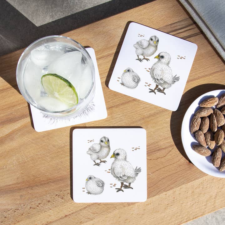 Charlotte Nicolin – wholesale Coasters – Chicks - Coaster0
