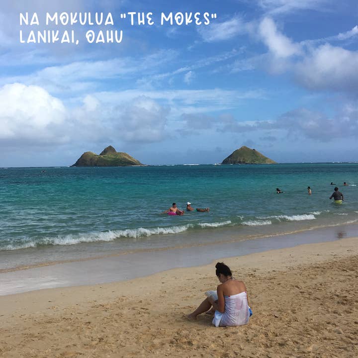 Hay Design Co. - Vendita all'ingrosso Adesivo - Adesivo Isola tropicale | Lanikai Mokes | Oahu3