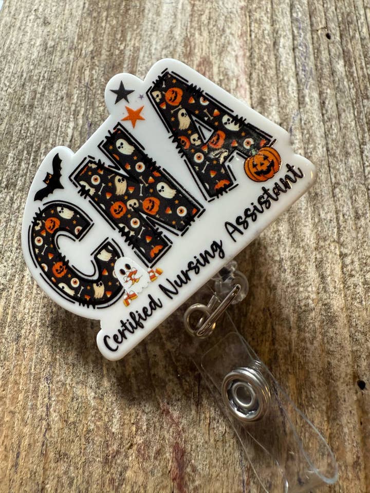 Porta-crachá Halloween CNA por atacado de The Wild Poppy