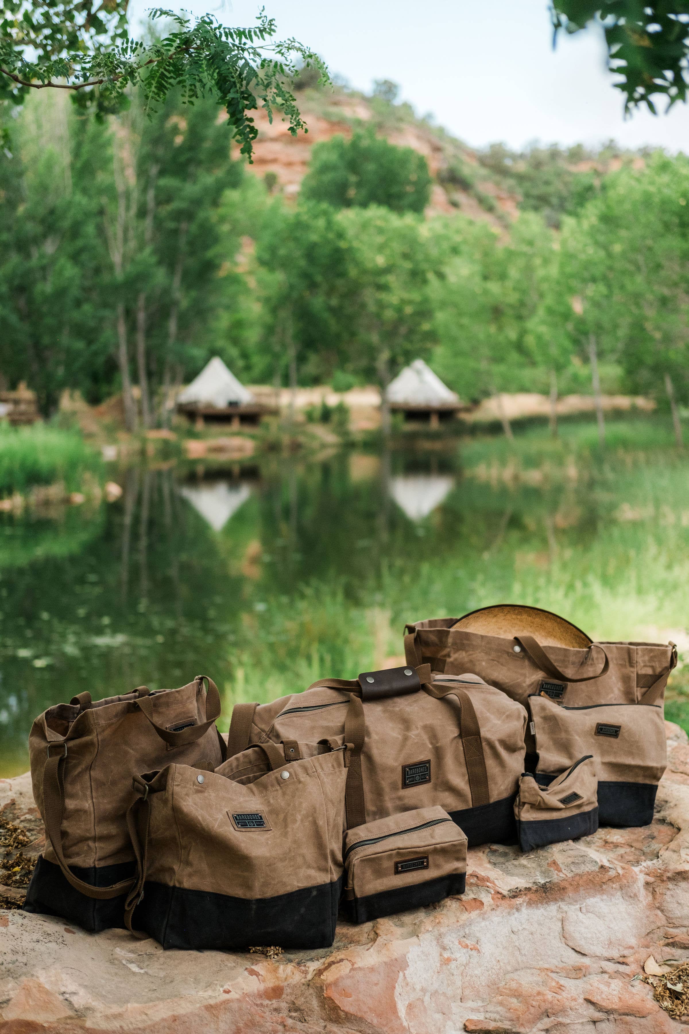 Barebones - Vente Trousse de toilette – unisexe - Sac Neelum Dopp Kit 3L - Sac en toile cirée7