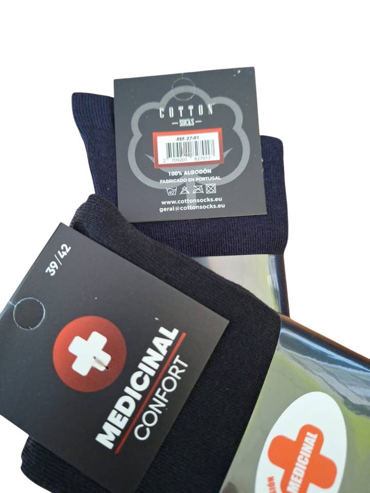 Cotton Socks - Wholesale Socks - Baby - Ref:27-01 Pack of 12 Pairs of Medicinal Socks 100% Cotton1