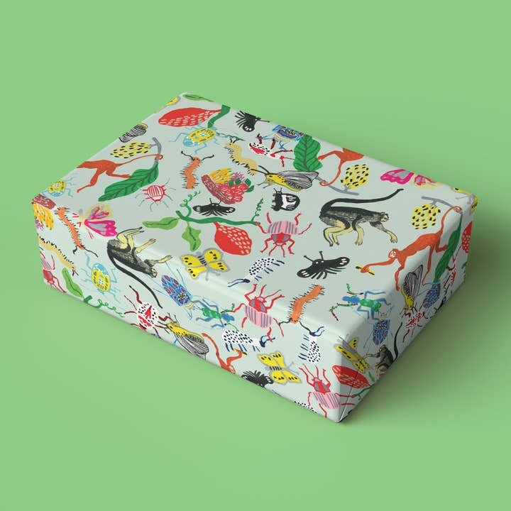 Paperole - Vente Feuille de papier cadeau - JUNGLE – Papier cadeau