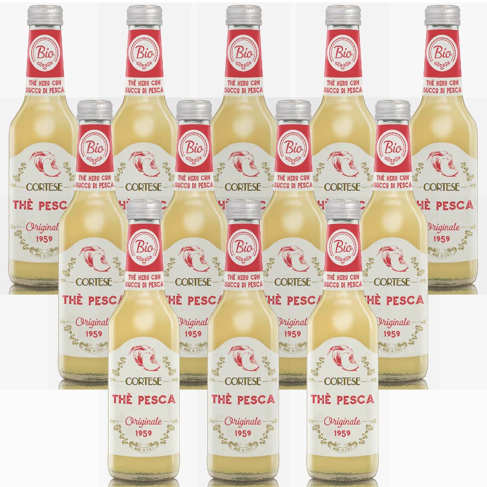 Metina SAS – wholesale Iced tea – Peach Tea Cortese Original Soft Drink 27.5 cl3