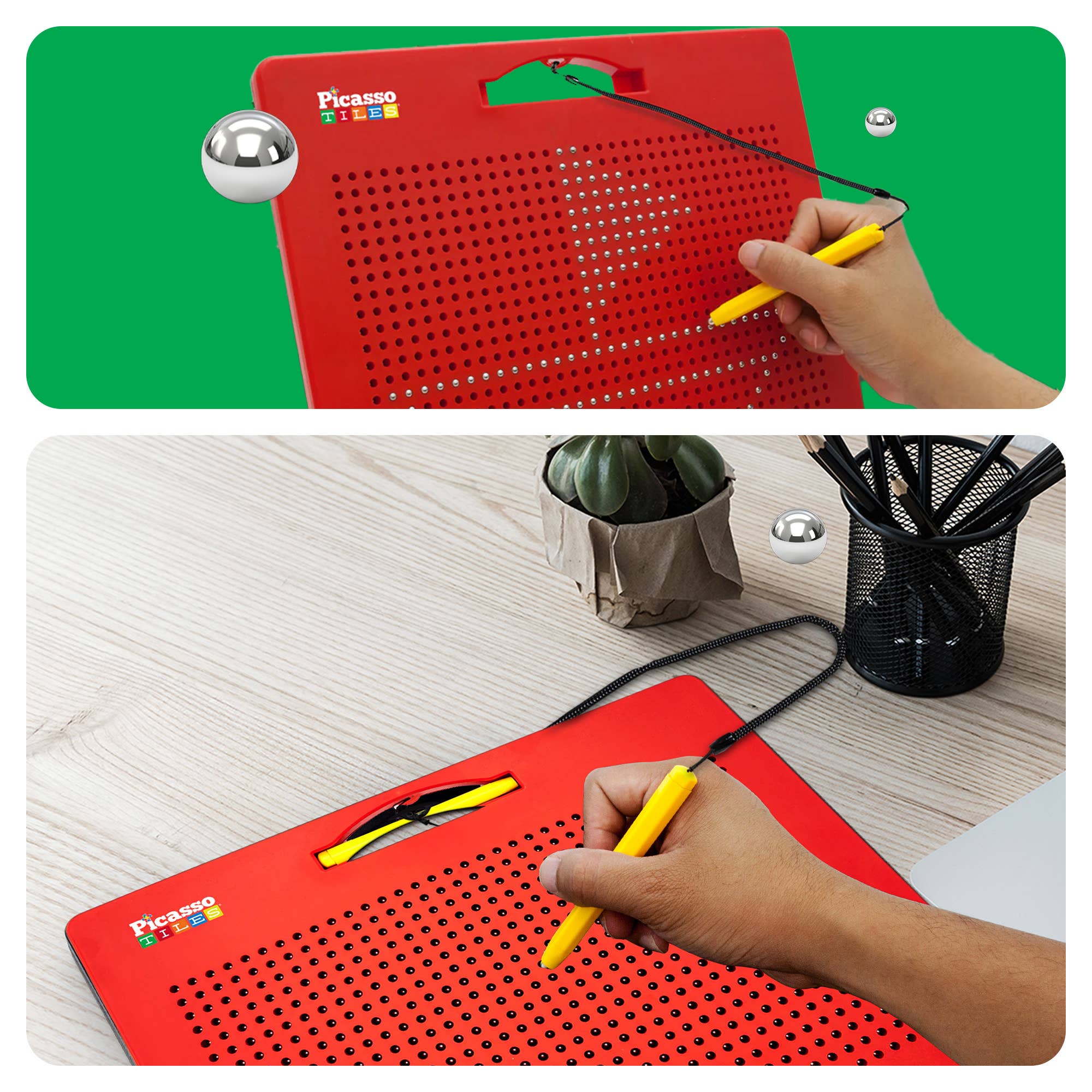 PicassoTiles – wholesale Drawing board – Kids & baby – PicassoTiles Freestyle Magnetic Drawing Board4