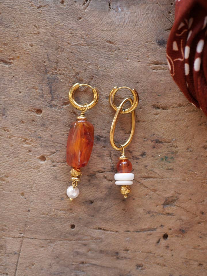 Brincos Soa por atacado de Azeria Création