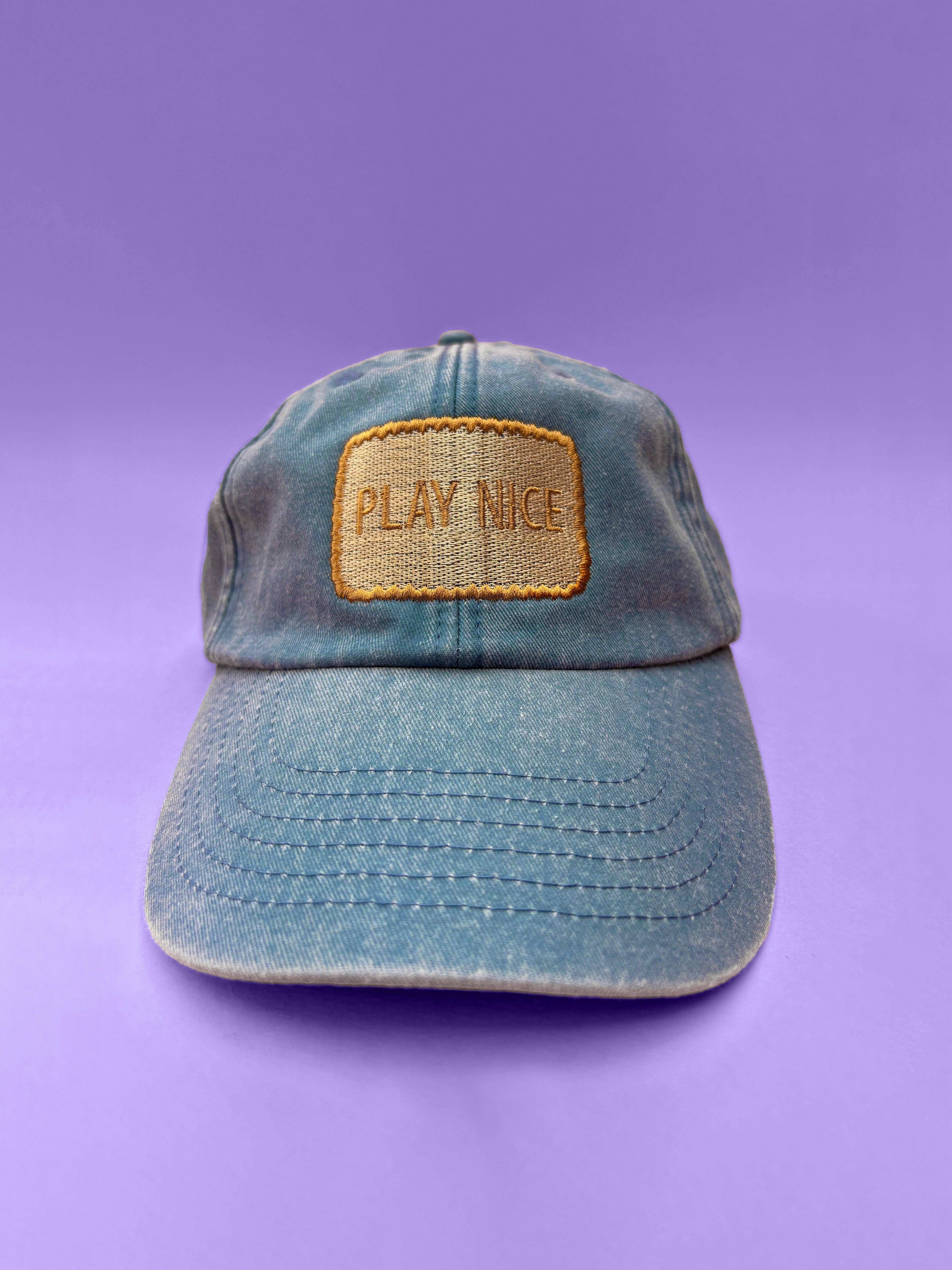 Thread Type Ltd – wholesale Baseball cap – Unisex – Play Nice Biscuit Cap