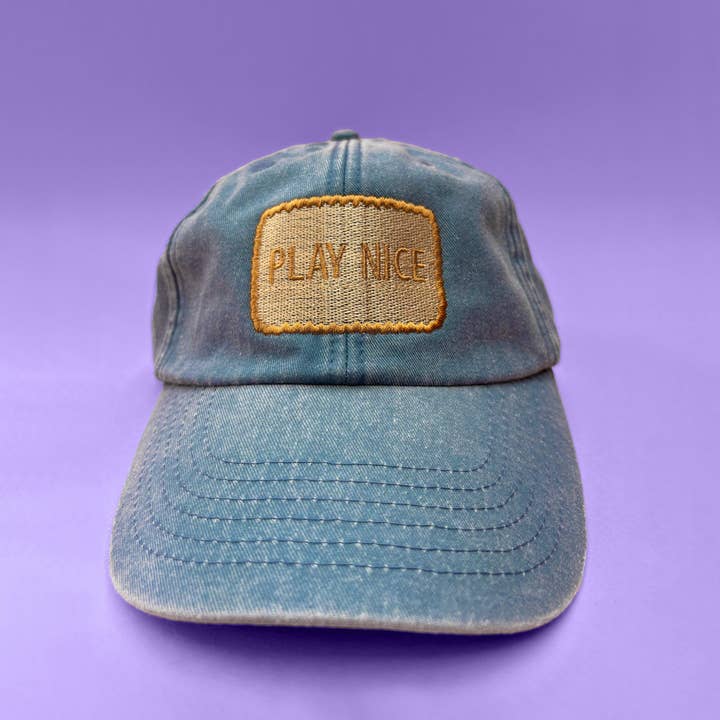 Thread Type Ltd - Wholesale Baseball Cap - Unisex - Play Nice Biscuit Cap