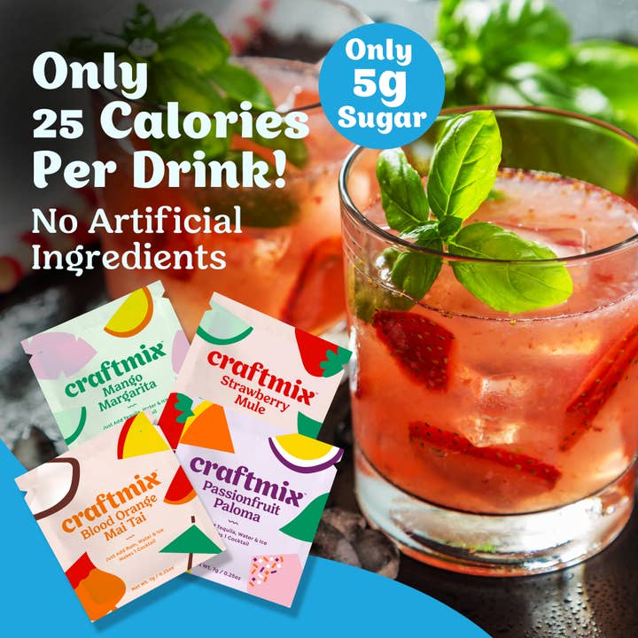 Craftmix - Wholesale DIY Drink Kit - 5PM Happy Hour Kit - For Cocktails / Mocktails
