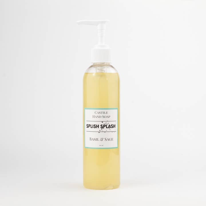 Splish Splash Handmade Products - Wholesale Hand soap/wash - Castile Gentle Liquid Olive Oil Hand Soaps (Medium) & Vegan