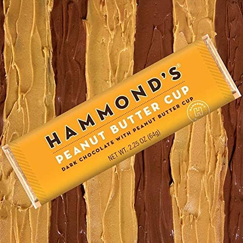 Hammond's Candies - Wholesale Snack Bar - Candy Bar - Dark Chocolate - Peanut Butter Cup - 2.25 oz1