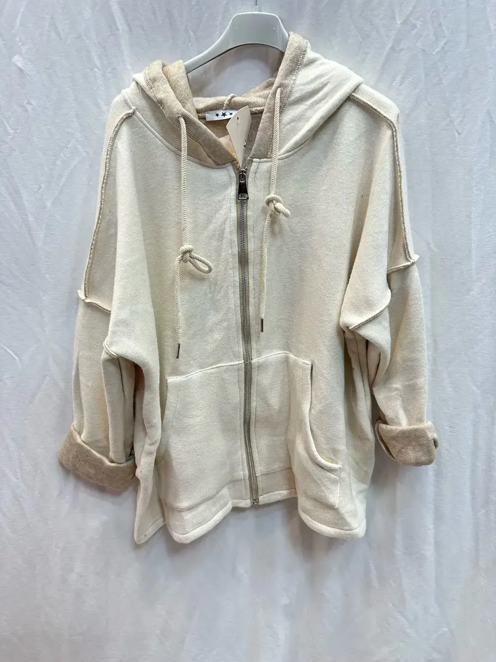 Mimi & Gogo - Wholesale Hoodie - Dames - Ritsvest Met Capuchon @7463_GiZipEpais9