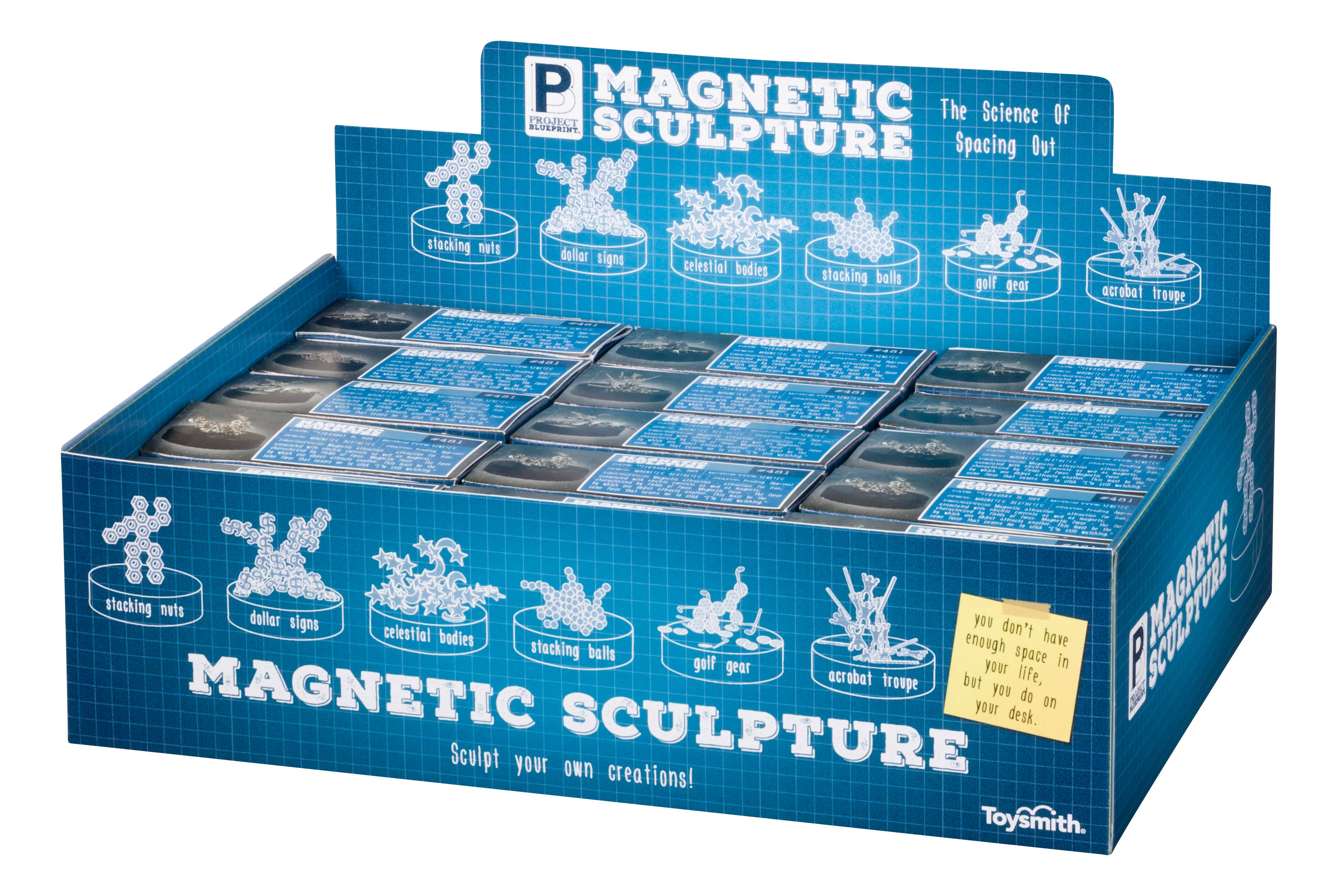 Toysmith - Wholesale Magnet - Project Blueprint Magnetic Sculpture, Desk Toy, Fidget7