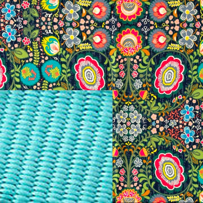 Mimi Green – wholesale Hundkoppel - Hund – Midge Canvas 70's inspirerad hund koppel7