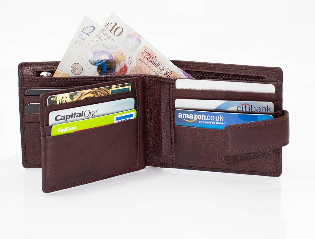 PRIMEHIDE – wholesale Wallet - Men’s – Ascort Men's Luxury Leather Trifold Wallet - 727813