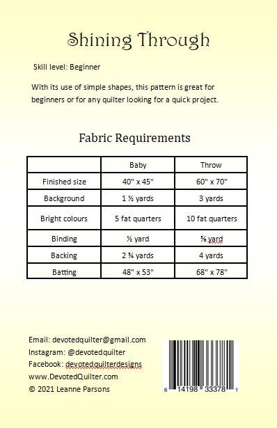 Devoted Quilter - Wholesale Quilt - Shining Through3
