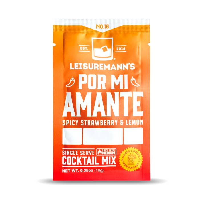 Leisuremann's Cocktail Mixes - Wholesale Cocktail Mix/Syrup - Por Mi Amante Single Serve Cocktail Mixer1