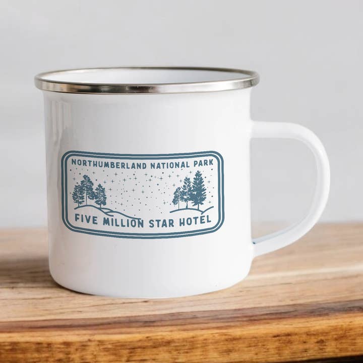 Sovende Bjorn - Wholesale Coffee Mug - Northumberland National Park - Enamel Camper Mug0