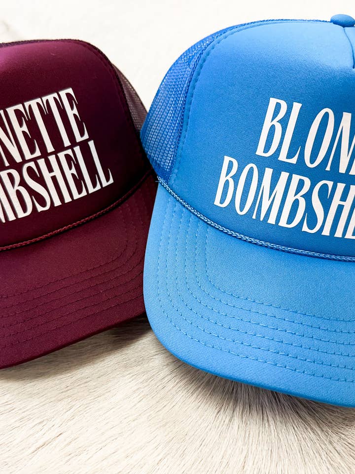 Bombshell Trucker Hat for wholesale by Hart and Hollow