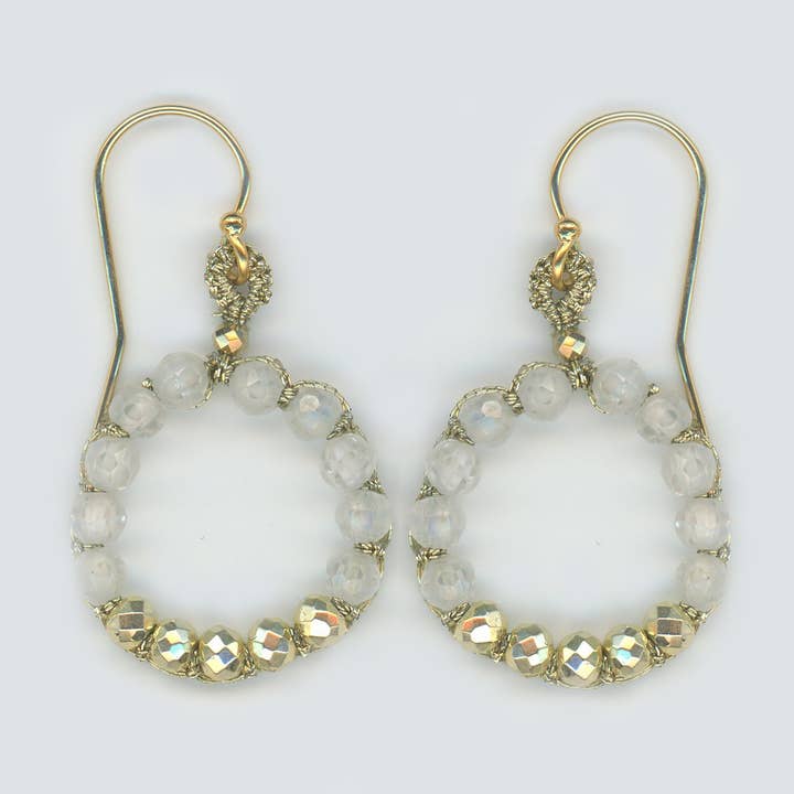 Créoles Skinny Band pour la vente par Danielle Welmond