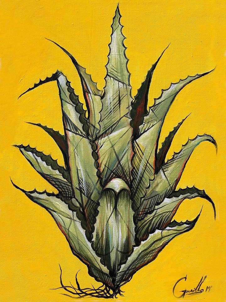 Agave - 5"x7" Greeting Card for wholesale by Chris Granillo Art