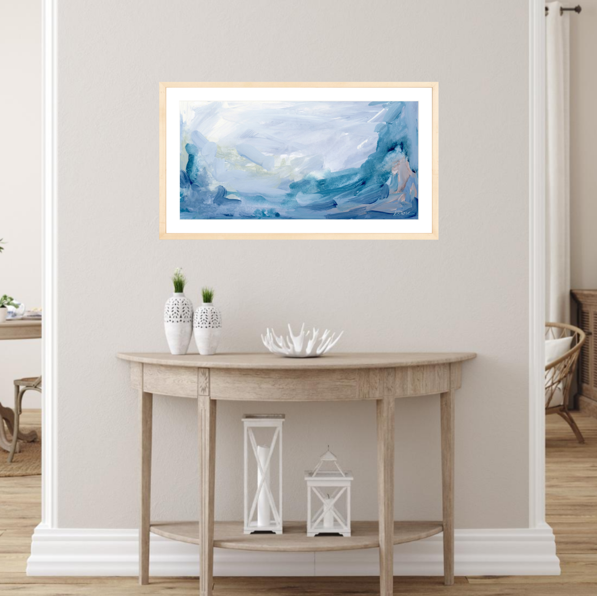 Kate Shore Fine Art - Wholesale Art Print - Print | Lagoon, Long Print1