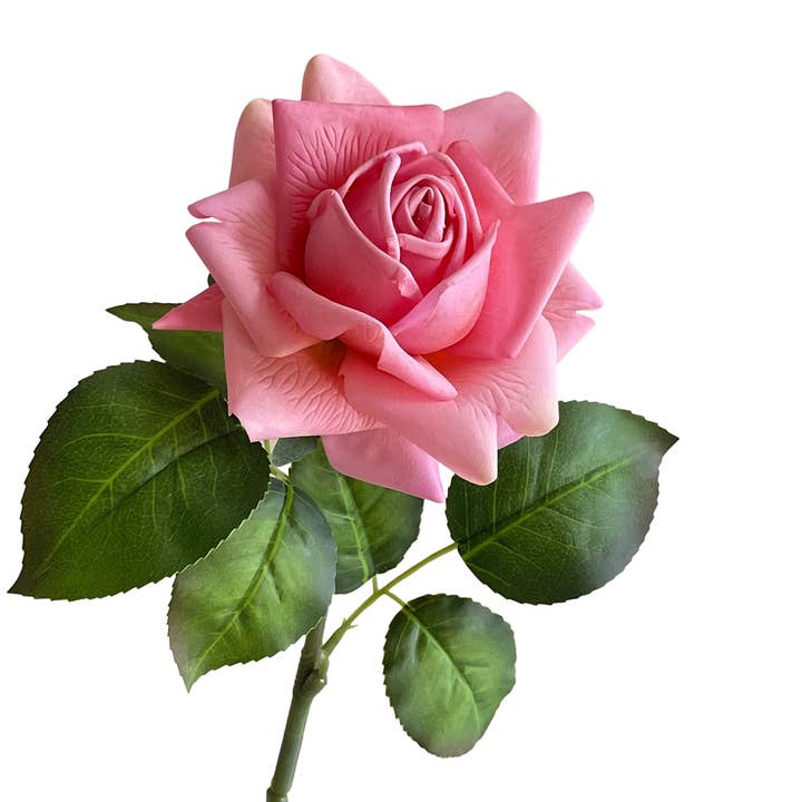 Angel Isabella - Wholesale Artificial Flowers - 19"-Premium Moisturizing Coating Real Touch Rose