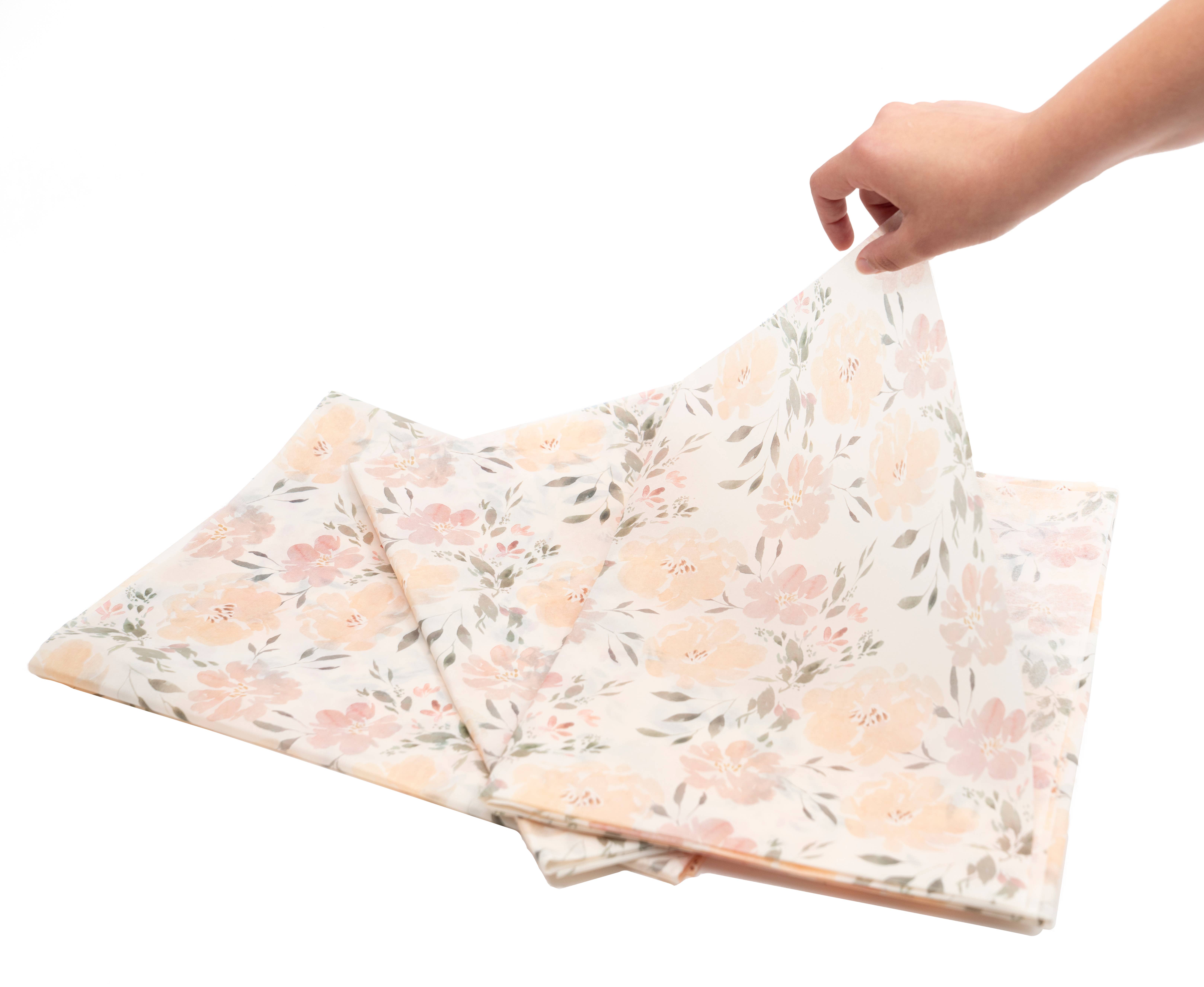 Itsy Belle Studio - Wholesale Tissue Paper - Floral Tissue Paper 28 large sheets8