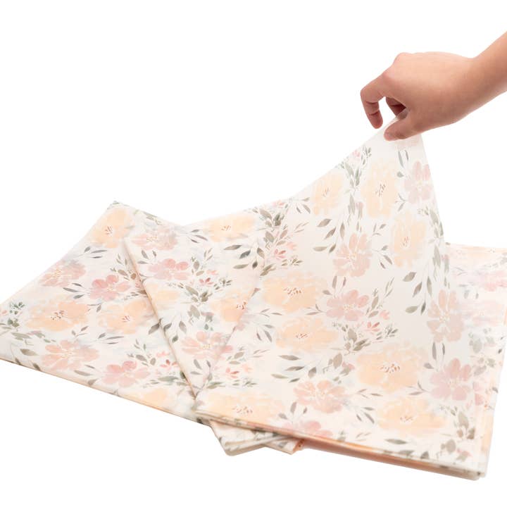 Itsy Belle Studio - Wholesale Tissue Paper - Floral Tissue Paper 28 large sheets8