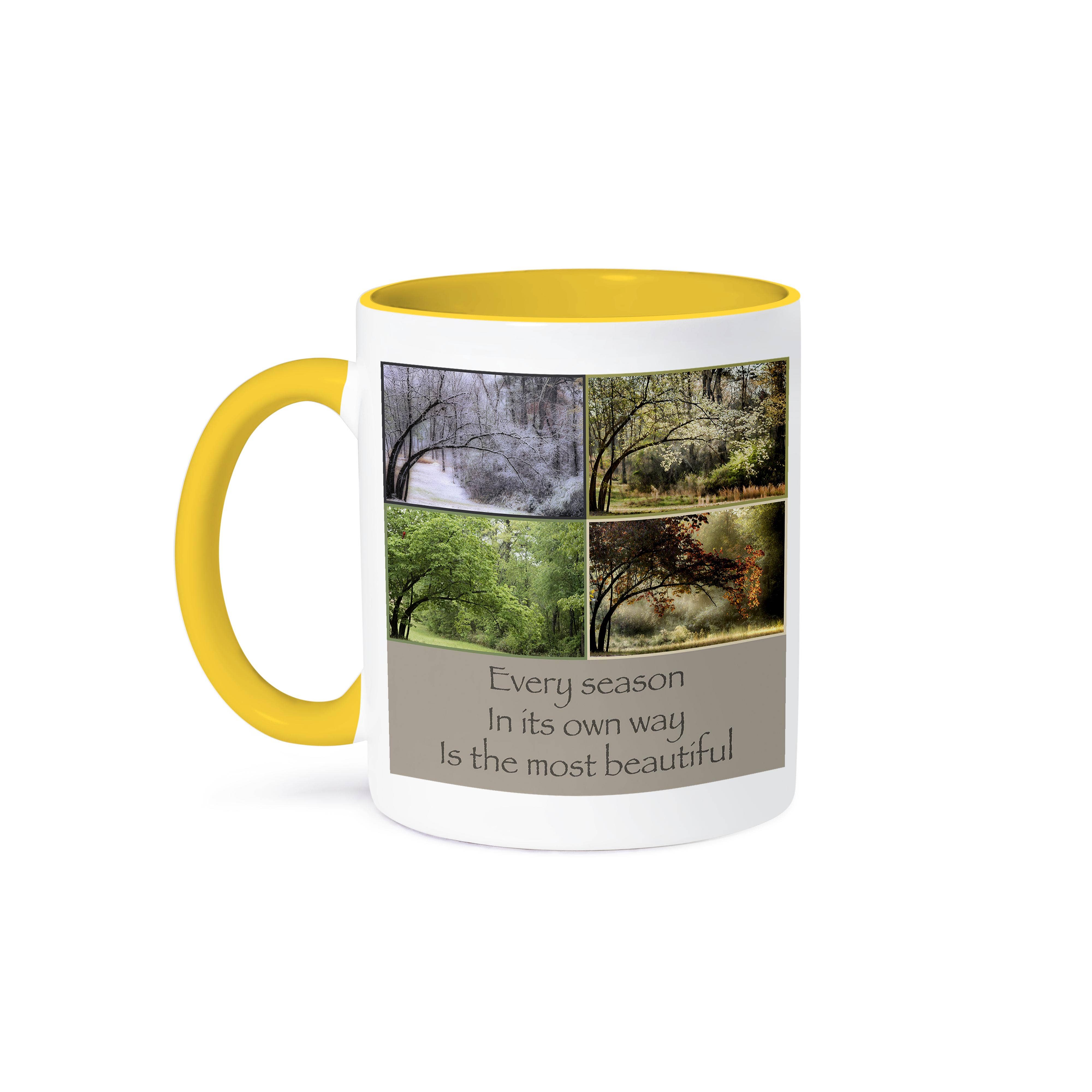 3dRose - Venta al por mayor Taza - 3dRose, Un árbol en cuatro estaciones diferentes, Taza0