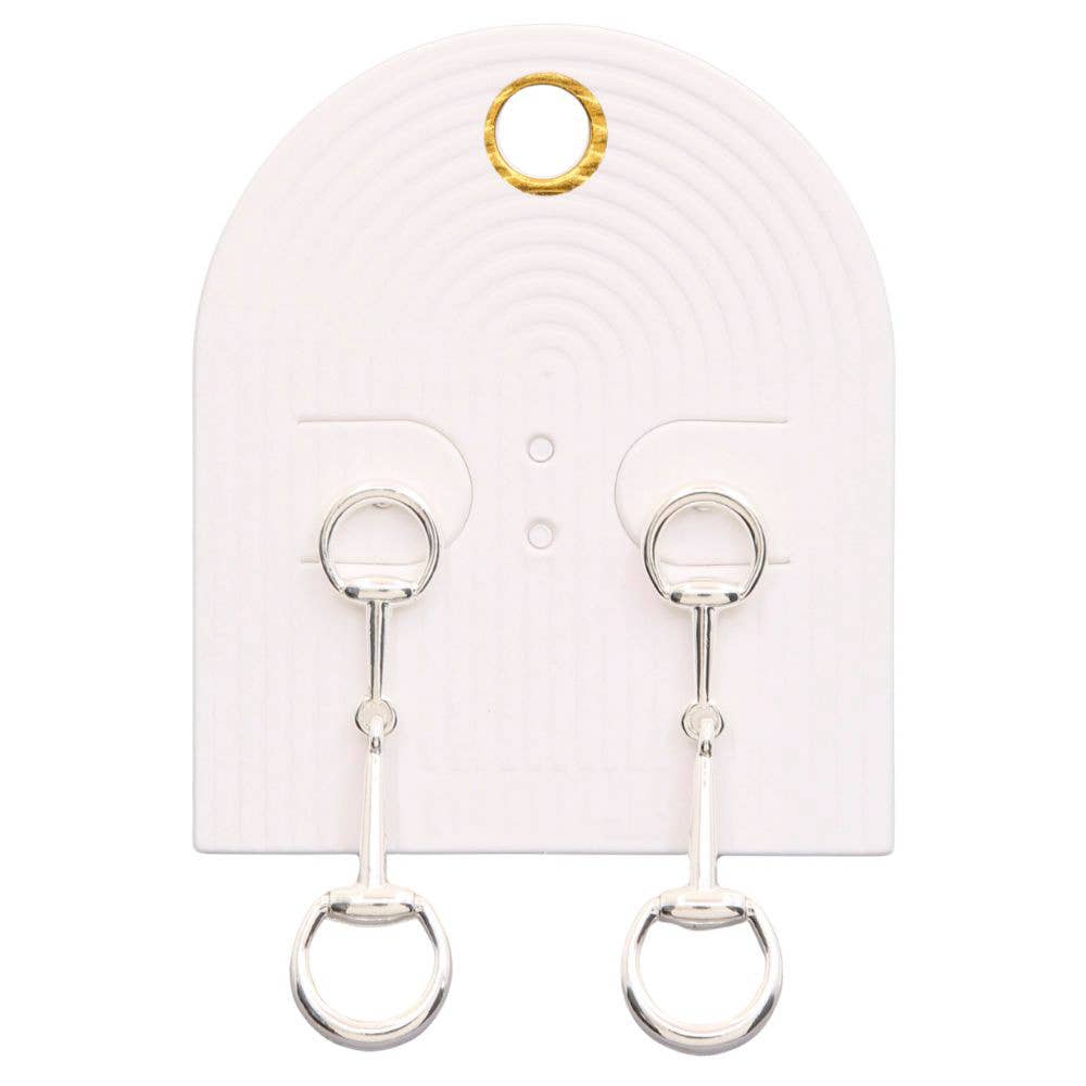 anbfashion - Wholesale Dangle Earrings - HORSEBIT METAL DANGLE EARRING2